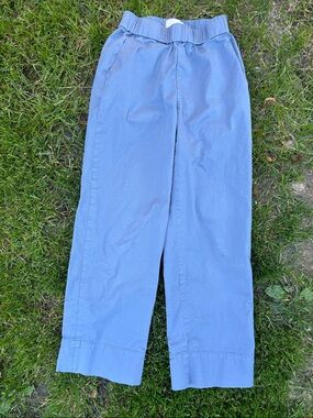 Everlane Blue Easy Pants Elastic-Waist Size 0